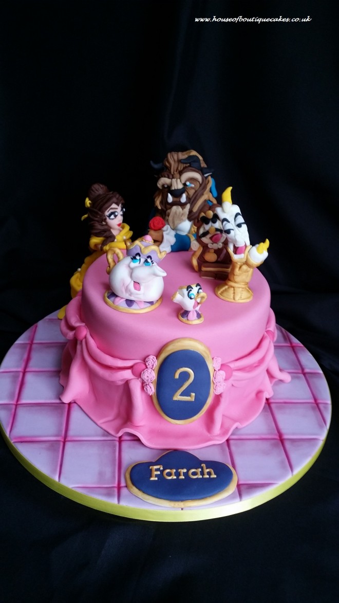 Beauty and the Beast Disney Themed Cake