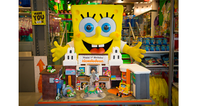 Nickelodeon Store's 1st Birthday Cake, Leicester Square, London