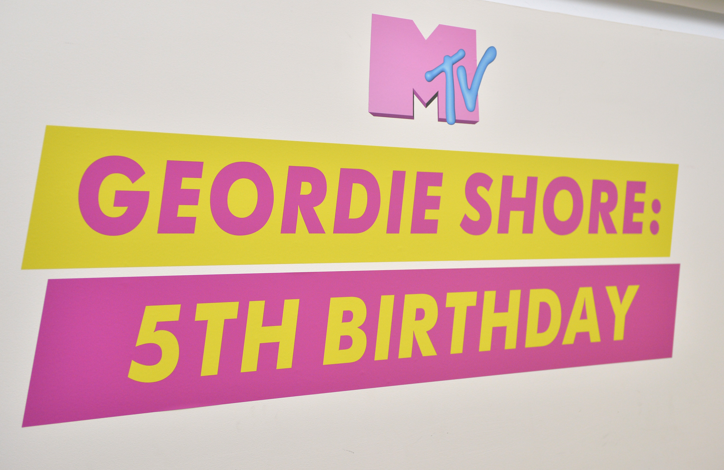 LONDON, ENGLAND - MAY 24: Geordie Shore Cast celebrate their fifth birthday at MTV London on May 24, 2016 in London, England. (Photo by Anthony Harvey/Getty Images)